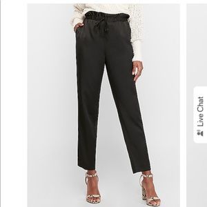 Express satin jogger.